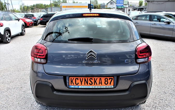Citroen C3 cena 45900 przebieg: 95000, rok produkcji 2019 z Łęknica małe 379